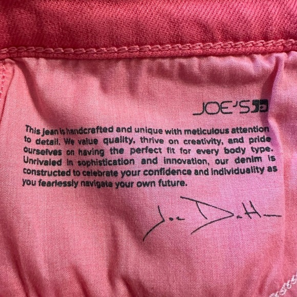 Joes Jeans The Ozzie 4 Inch Cut Off Short Paradise Pink 45TMPSKC4860 Size 27 NEW - Picture 7 of 11